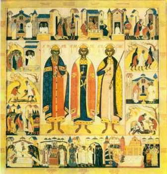 Светите маченици Антониј, Јован и Евстатиј