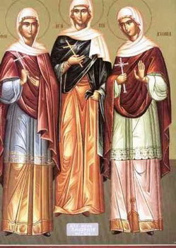 Sante vergini-martiri Agape, Irene, Chionia e le loro compagne 