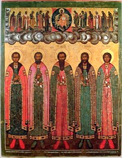 The Alfanov brothers: Venerables Nicetas, Cyril, Nicephorus, Clement, and Isaac of Novgorod,